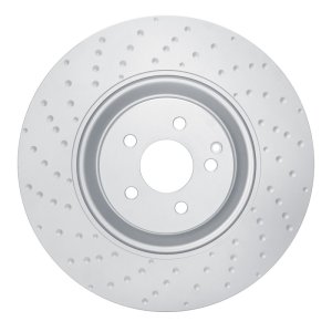 Mercedes-Benz CL63 AMG Brake Rotor (1) - Front - R1 Concepts - GEOSPEC Dimpled - `07-`14